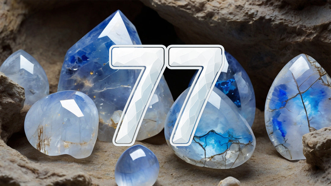Rainbow Moonstone and it’s Numerology of Master Number 77; Divine Feminine Power