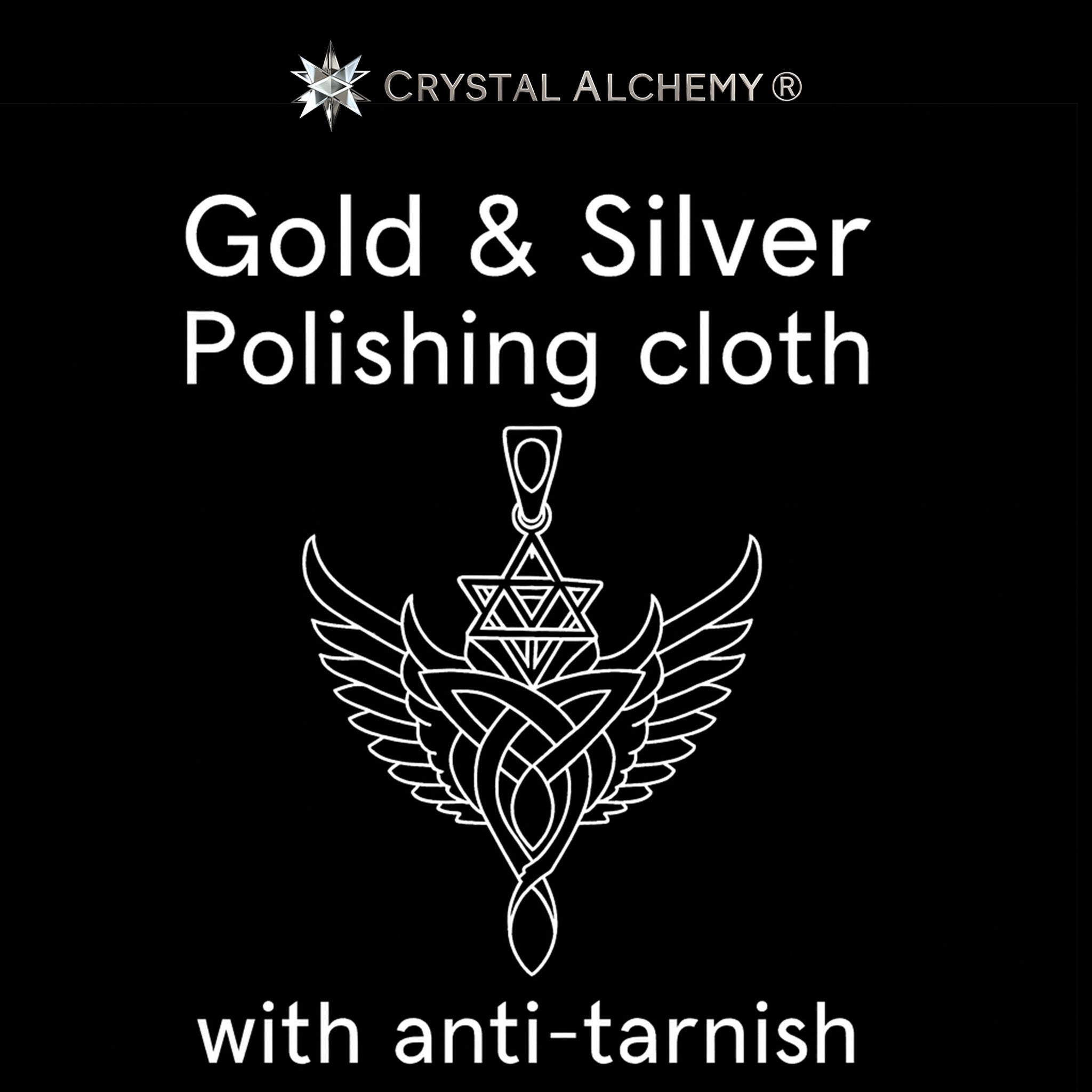 Gold and Silver Extra Large Polishing and Anti-Tarnish Cloth